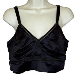 Ruby Ribbon Demi Bra Size 40 Siren Demiette 1899 Black Adjustable Straps